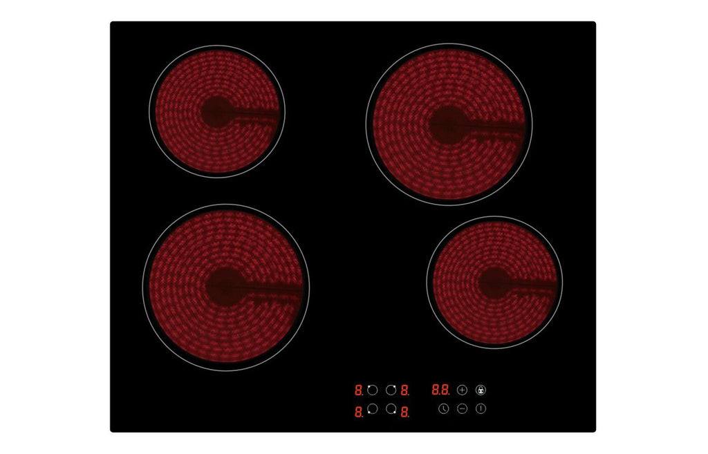 PRCEH115 - Prima PRCEH115 60cm Ceramic Hob - Black Glass image