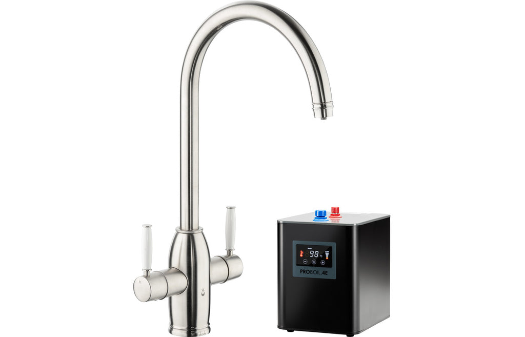 PT10062 - Abode Province 4 IN 1 Monobloc Tap & Proboil.4E Tank - Brushed Nickel image
