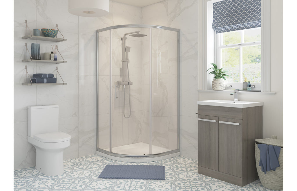 HOTT101431 - Venlo 900mm 1 Door Quadrant - Chrome image