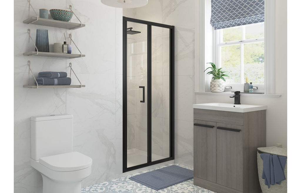 HOTT116186 - Venlo 800mm Bi-fold Door - Matt Black image