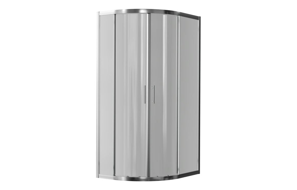 HOTT116970 - Venlo Easy-Fit 1200x800mm 2 Door Offset Quadrant & 45mm Tray Pack (LH) - Chrome image