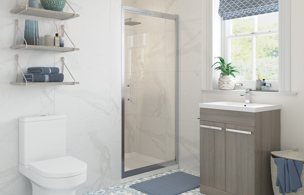 HOTT101415 - Venlo 760mm Pivot Door - Chrome image