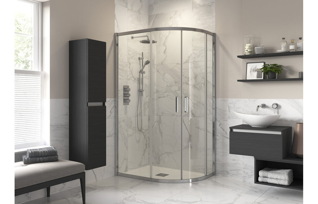 HOTT3827 - Bocca 1200x900mm 2 Door Offset Quadrant - Chrome image