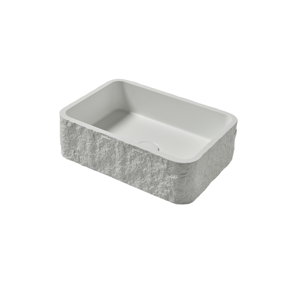 FR-1908 - Forge Collection Rock Basin 406x286x120 White (Basin Only) image