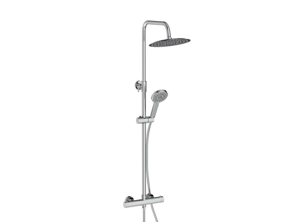 FR-601 - Forge Collection Calli Shower Set Inc. Easykit - Chrome image