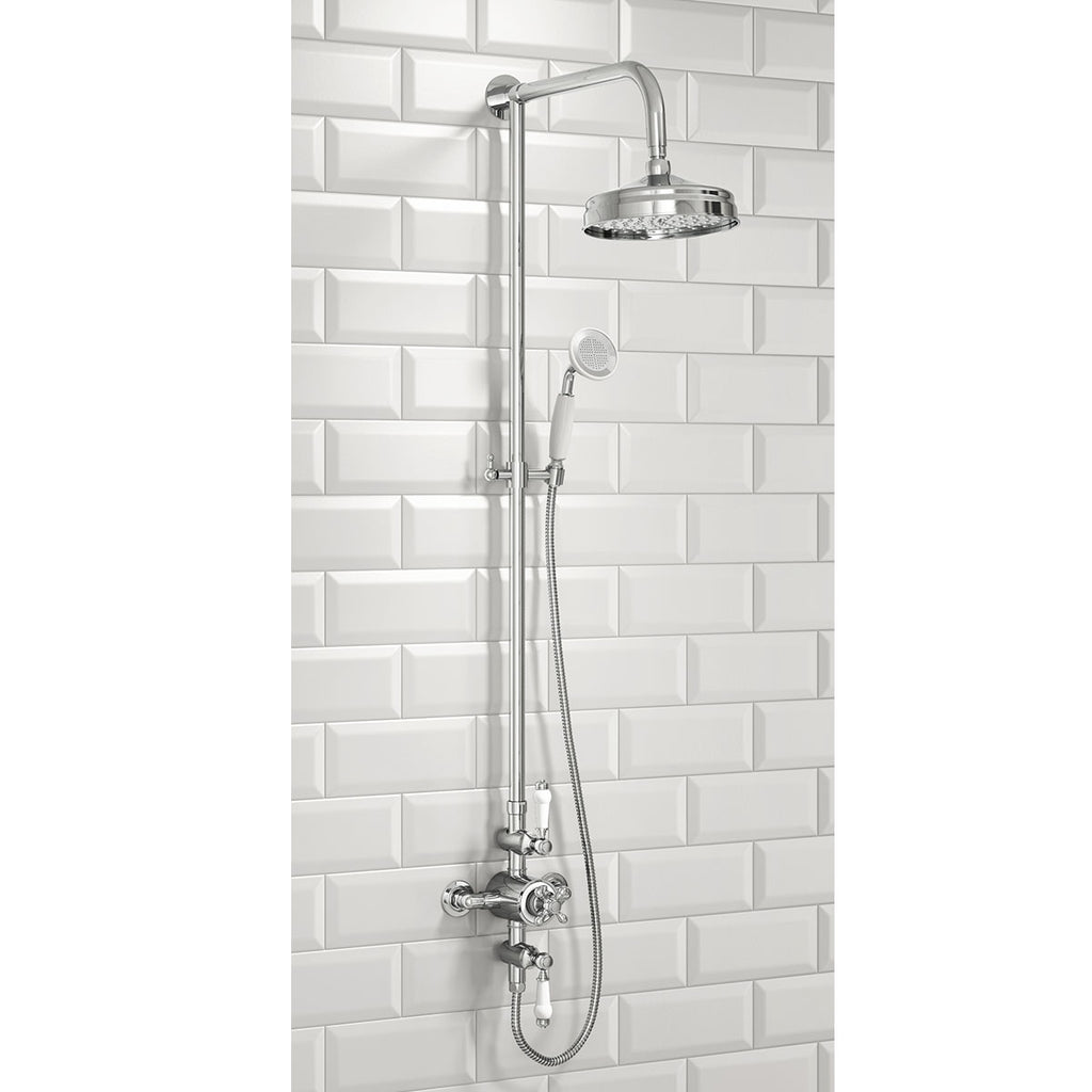 FR-616 - Forge Collection Traditional Wall Shower with Fixed Head and Handset image
