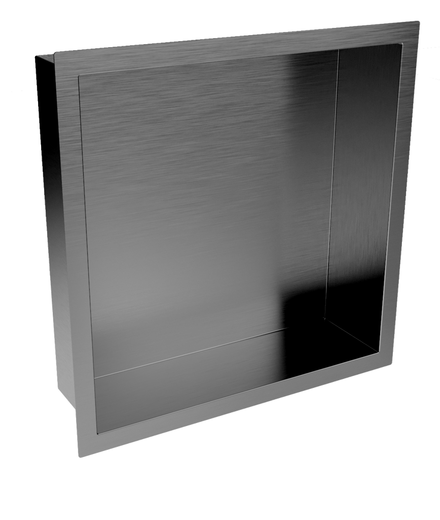FR-228 - Forge Collection Inset Shower Niche 300x300mm - Gunmetal image