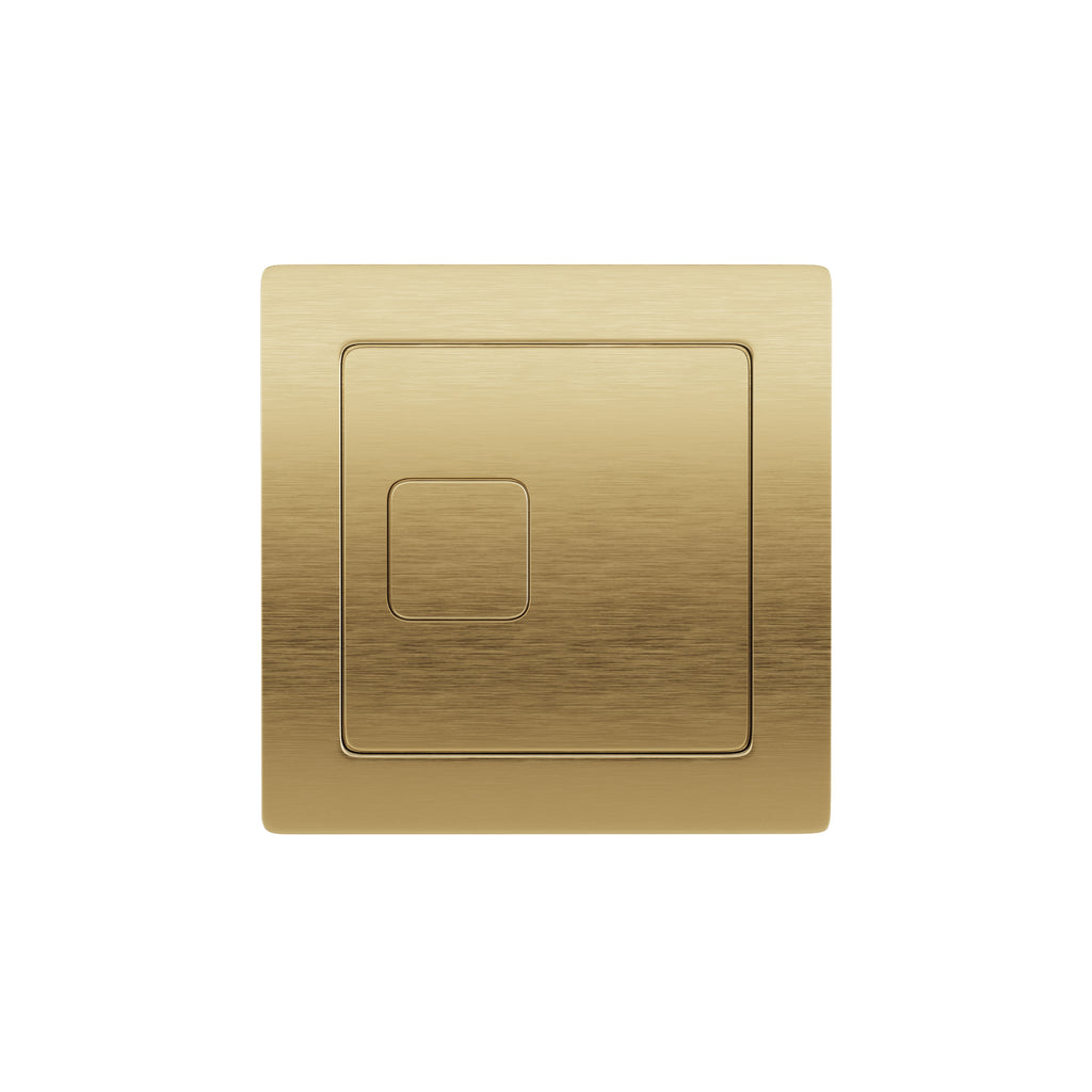 FR-220 - Forge Collection Cistern Square Flush Button - Brushed Brass image