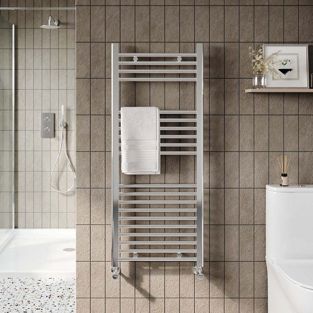 FR-831 - Forge Collection 22mm Straight Towel Rail 500mm x 1200mm Chrome image