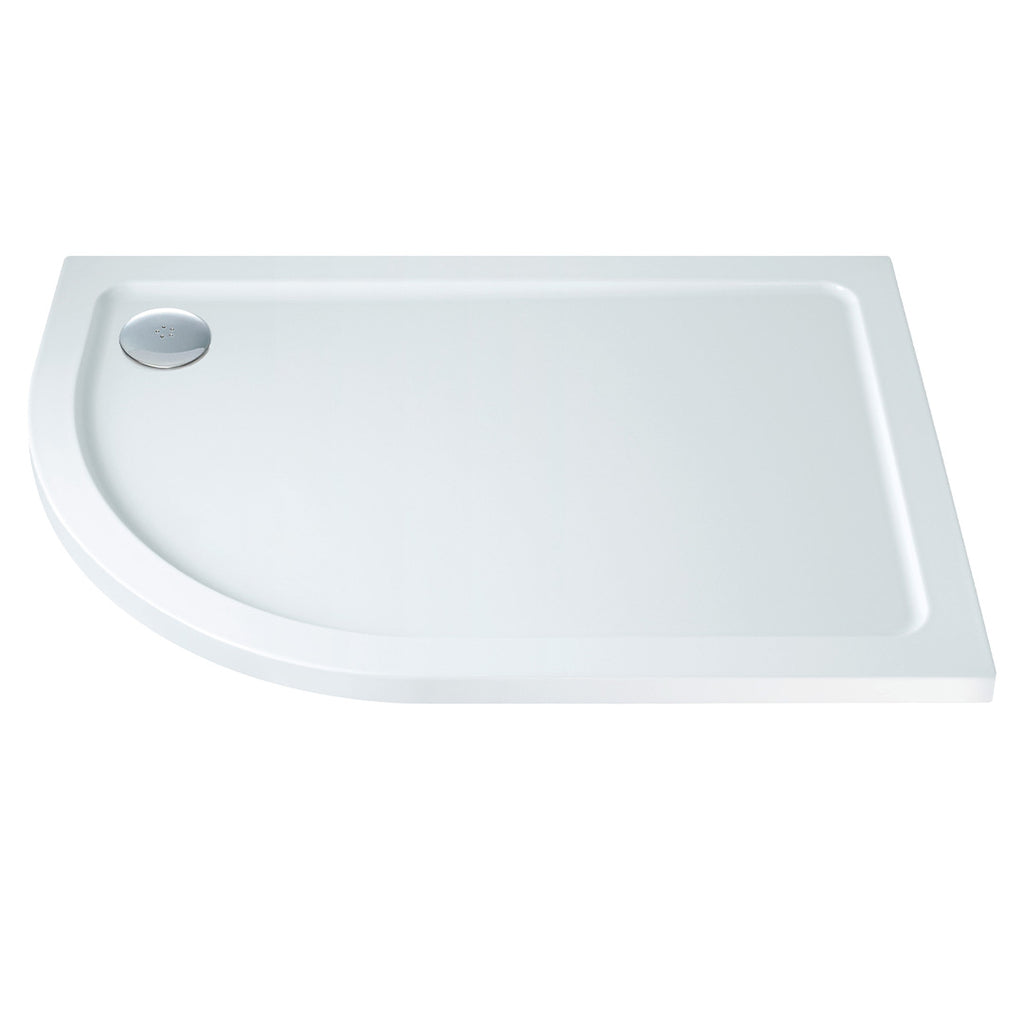 FR-960 - Forge Collection 900x760mm Offset Quad LH 30mm S Tray White image