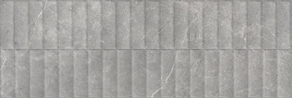 HTS0436 - Iconic  400mm x 1200mm x 10.8mm Grey Blind Décor image