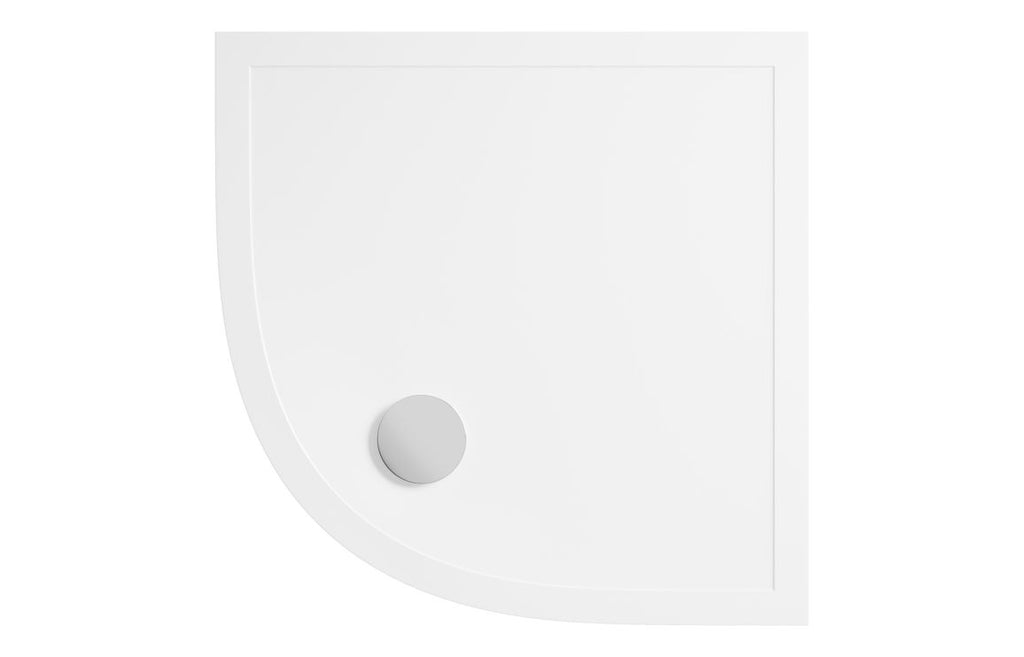 HOTT111487 - 25mm Anti-Slip Ultra-Slim 900mm Quadrant Tray & Waste image