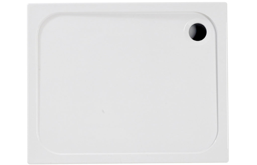HOTT104329 - 45mm Low Profile 1200x700mm Rectangular Tray & Waste - White image