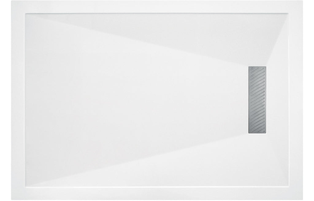 HOTT106233 - 25mm Linear 1400x800mm Slim Rectangular Tray & Waste image