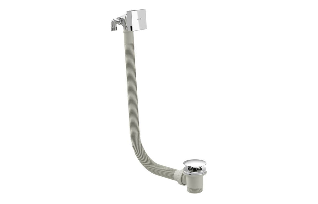 VTTB1056 - VitrA Square Bath Filler Waste - Chrome image
