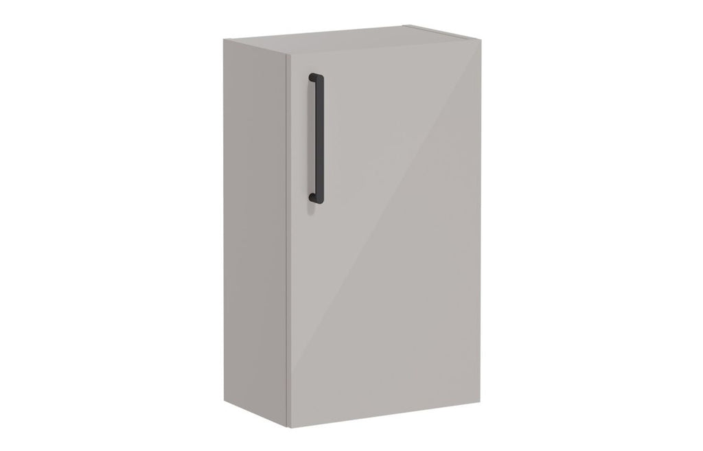 VTFT0438 - VitrA Root Flat 40cm 1 Door Slim Lower/Base Unit (RH Hinge) - Bright Sahara Beige image