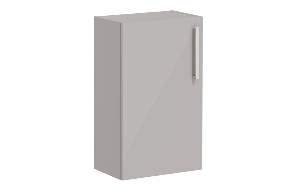 VTFT0418 - VitrA Root Flat 40cm 1 Door Slim Lower/Base Unit (LH Hinge) - Bright Sahara Beige image