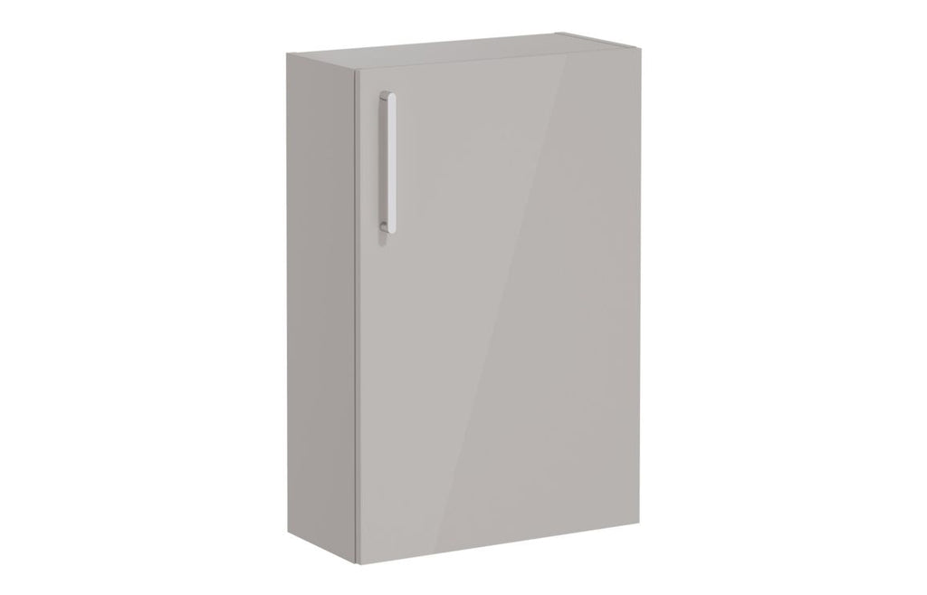 VTFT0256 - VitrA Root Flat 55cm 1 Door Slim Lower/Base Unit (RH Hinge) - Bright Sahara Beige image