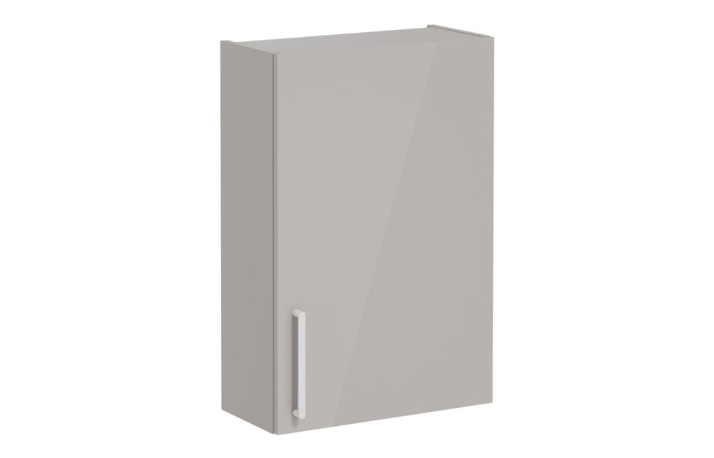 VTFT0516 - VitrA Root Flat 60cm 1 Door Upper/Wall Unit (RH Hinge) - Bright Sahara Beige image