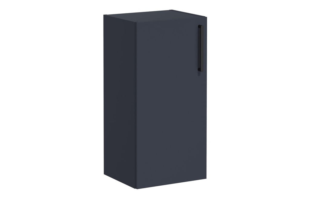 VTFT0384 - VitrA Root Flat 40cm 1 Door Lower/Base Unit (LH Hinge) - Matt Dark Blue image