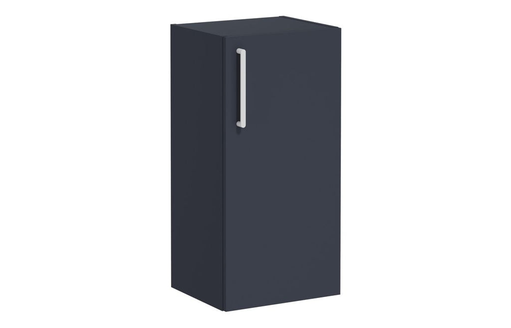 VTFT0404 - VitrA Root Flat 40cm 1 Door Lower/Base Unit (RH Hinge) - Matt Dark Blue image