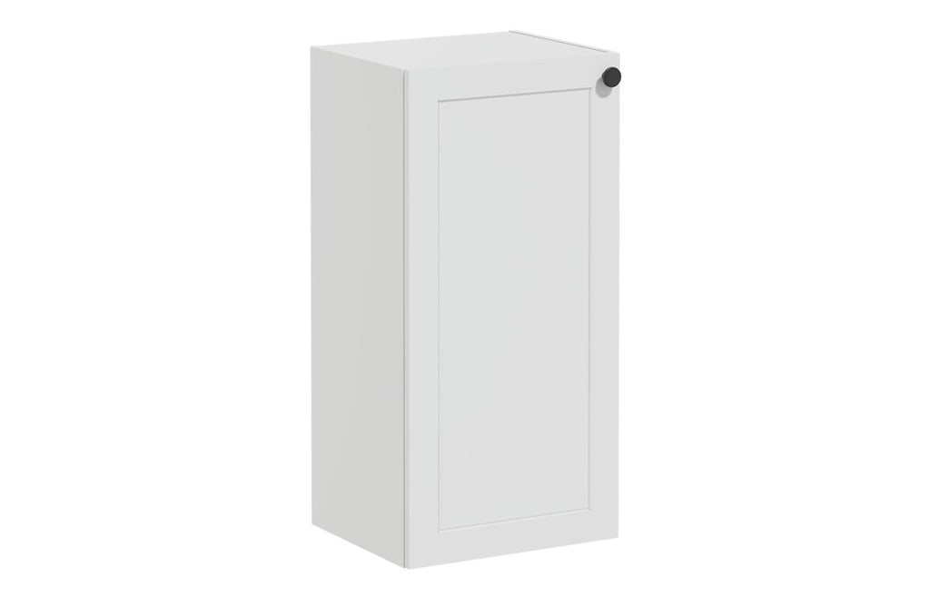 VTFT1920 - VitrA Root Classic 40cm 1 Door Lower/Base Unit (LH Hinge) - Matt Light Grey image