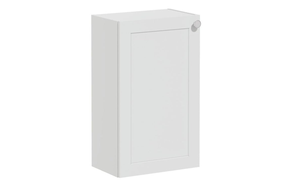 VTFT1948 - VitrA Root Classic 40cm 1 Door Slim Lower/Base Unit (LH Hinge) - Matt Light Grey image