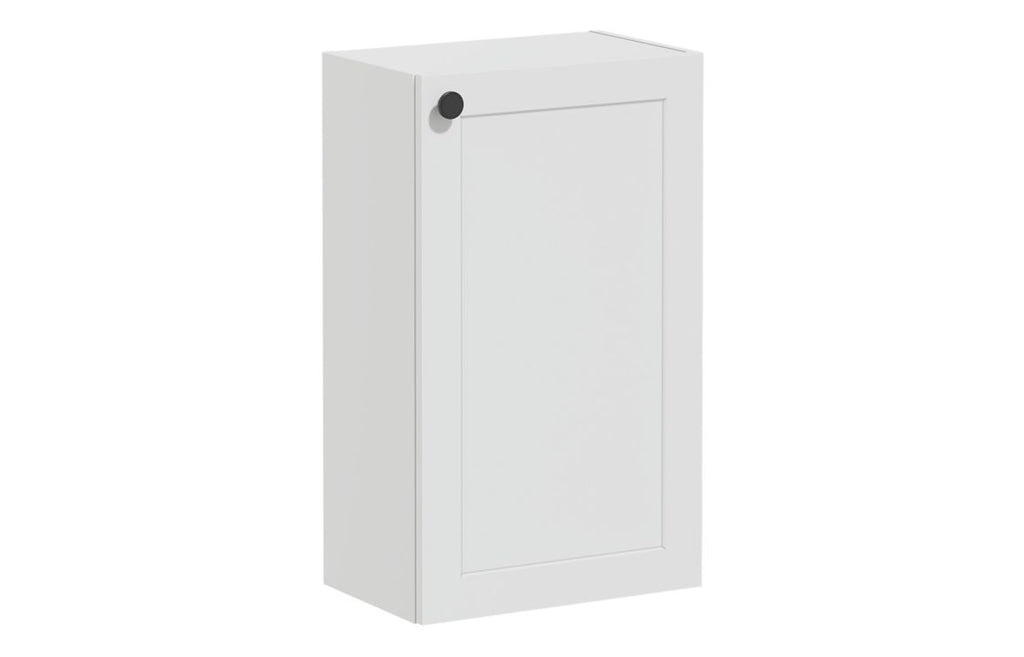 VTFT1962 - VitrA Root Classic 40cm 1 Door Slim Lower/Base Unit (RH Hinge) - Matt Light Grey image