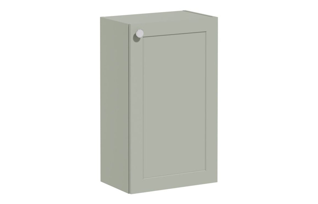 VTFT1972 - VitrA Root Classic 40cm 1 Door Slim Lower/Base Unit (RH Hinge) - Matt Retro Green image