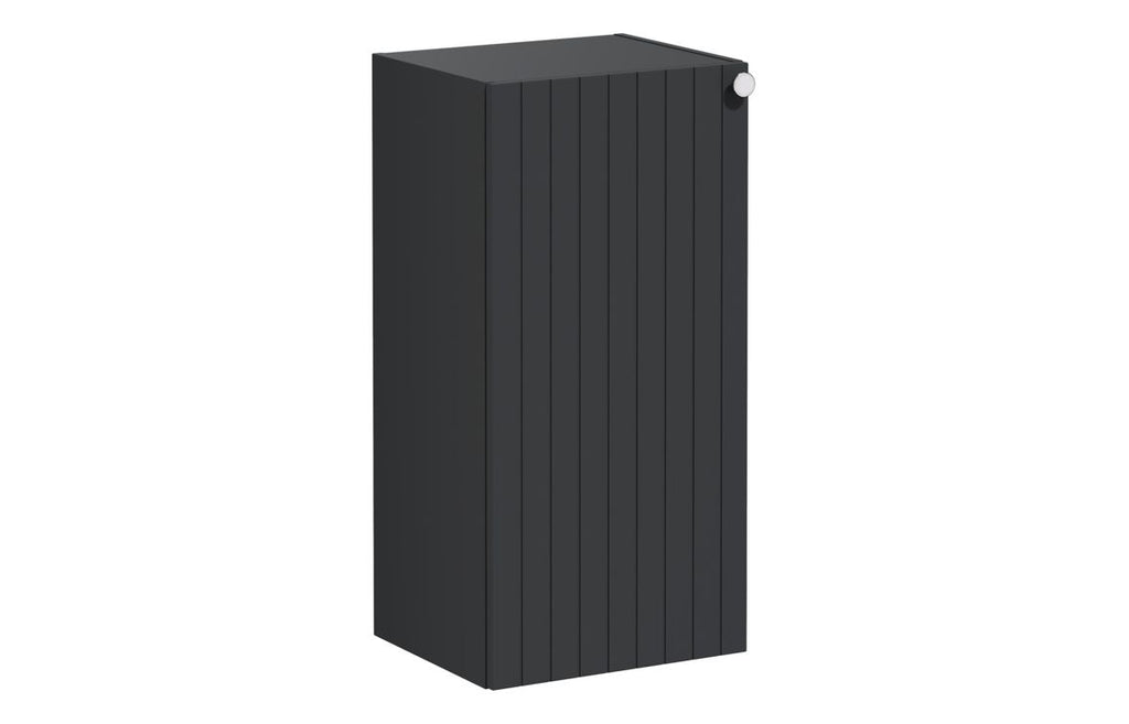 VTFT2238 - VitrA Root Groove 40cm 1 Door Lower/Base Unit (LH Hinge) - Matt Graphite image