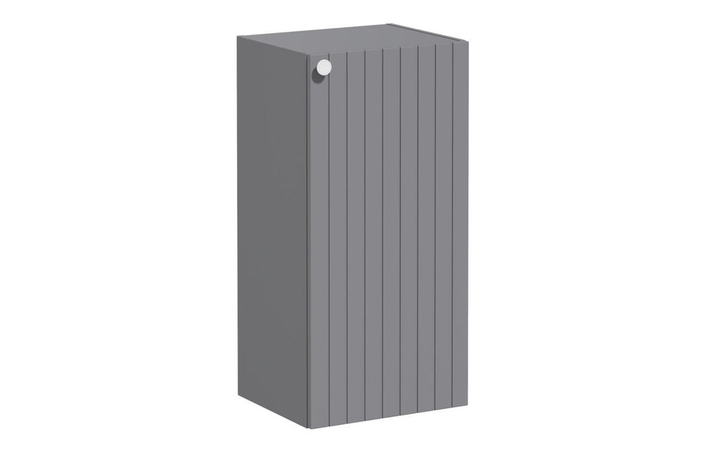 VTFT2248 - VitrA Root Groove 40cm 1 Door Lower/Base Unit (RH Hinge) - Matt Grey image