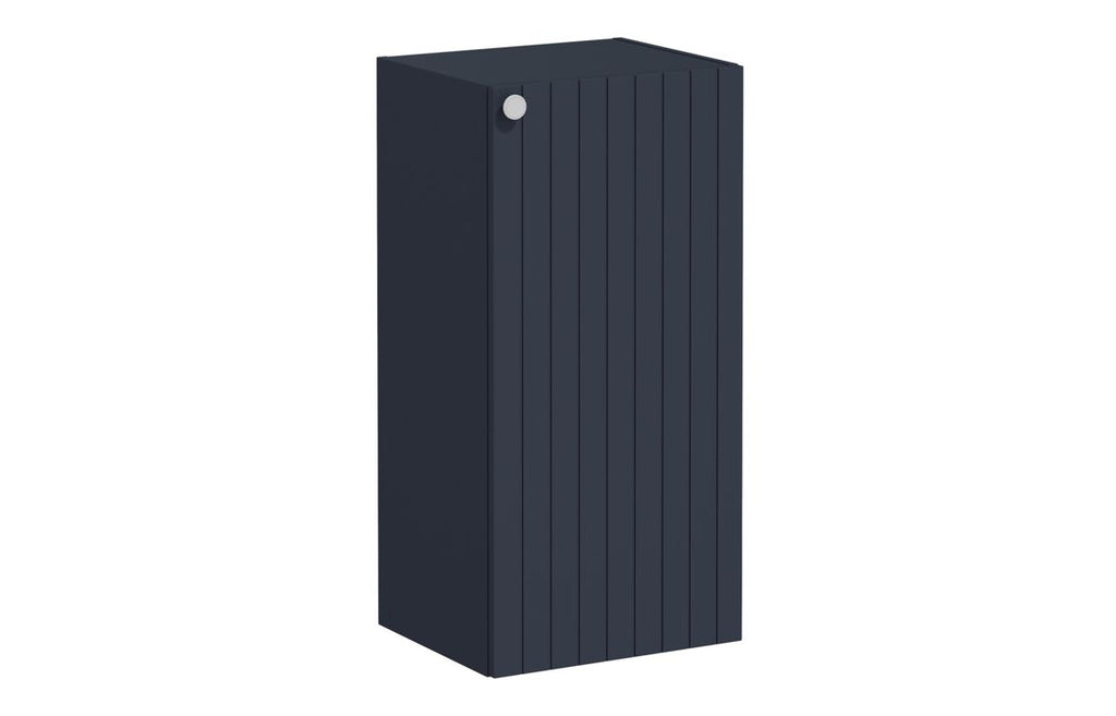 VTFT2254 - VitrA Root Groove 40cm 1 Door Lower/Base Unit (RH Hinge) - Matt Dark Blue image