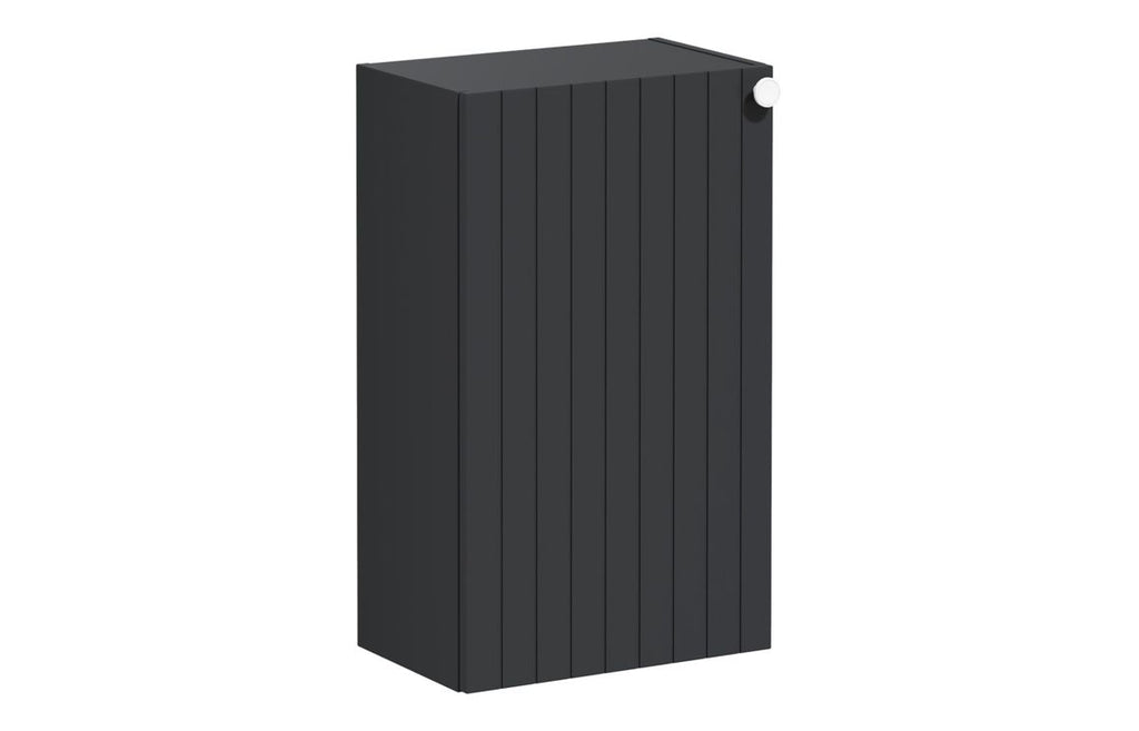 VTFT2266 - VitrA Root Groove 40cm 1 Door Slim Lower/Base Unit (LH Hinge) - Matt Graphite image