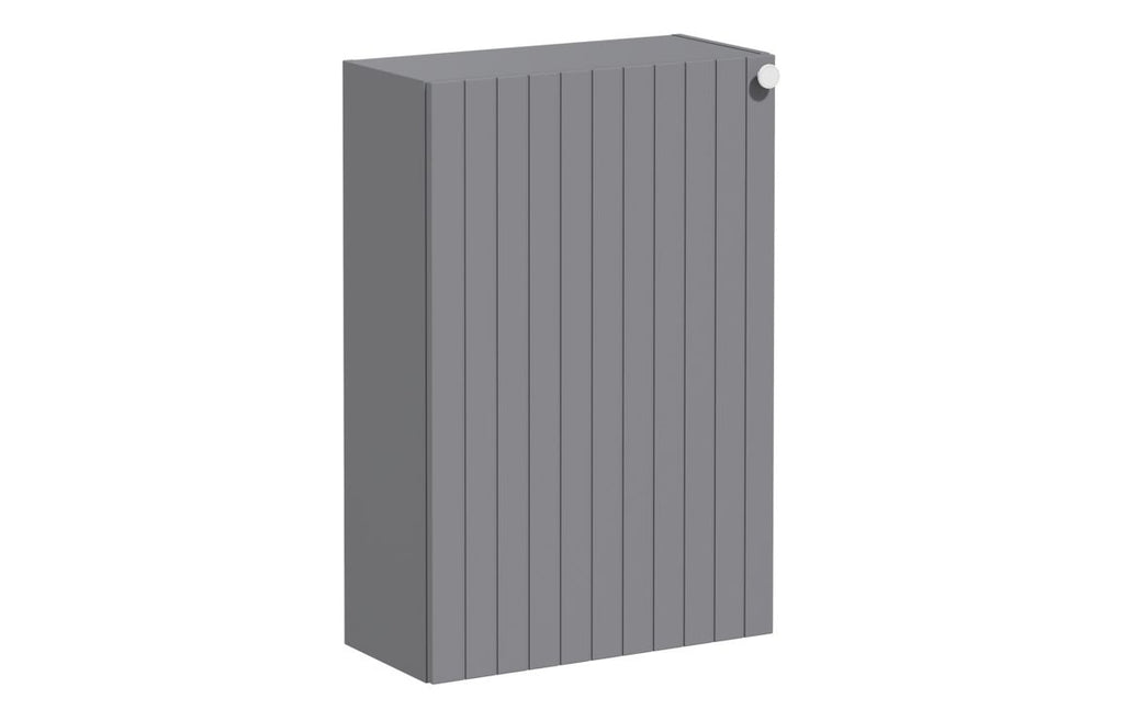 VTFT1692 - VitrA Root Groove 55cm 1 Door Slim Lower/Base Unit (LH Hinge) - Matt Grey image
