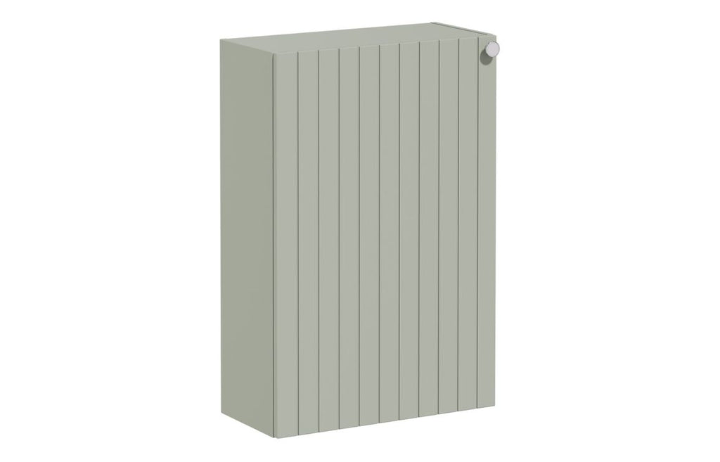 VTFT2296 - VitrA Root Groove 55cm 1 Door Slim Lower/Base Unit (LH Hinge) - Matt Retro Green image