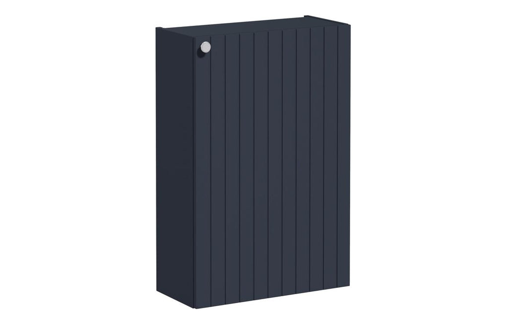 VTFT2308 - VitrA Root Groove 55cm 1 Door Slim Lower/Base Unit (RH Hinge) - Matt Dark Blue image