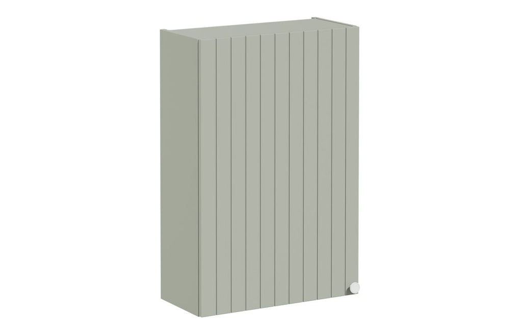 VTFT2324 - VitrA Root Groove 60cm 1 Door Upper/Wall Unit (LH Hinge) - Matt Retro Green image