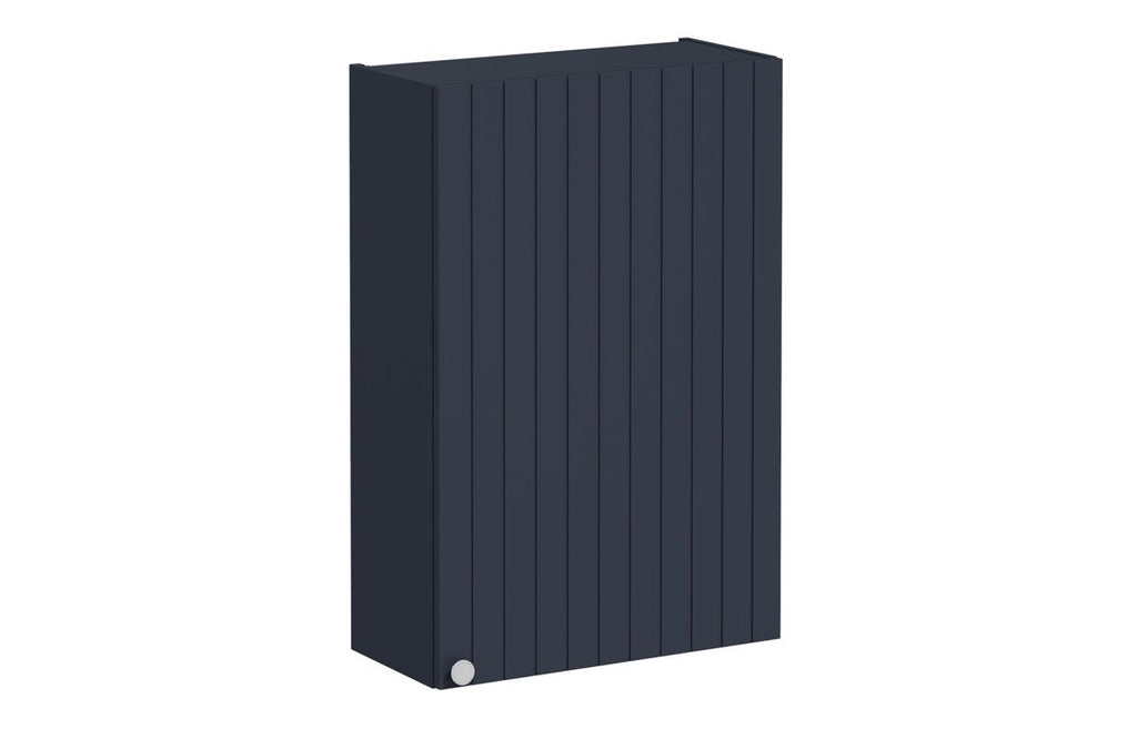 VTFT2336 - VitrA Root Groove 60cm 1 Door Upper/Wall Unit (RH Hinge) - Matt Dark Blue image