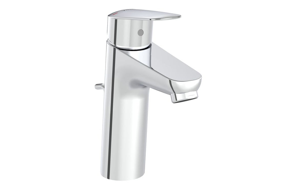 VTTS1108 - VitrA Flow Round Large Basin Mixer w/Waste Lever - Chrome image