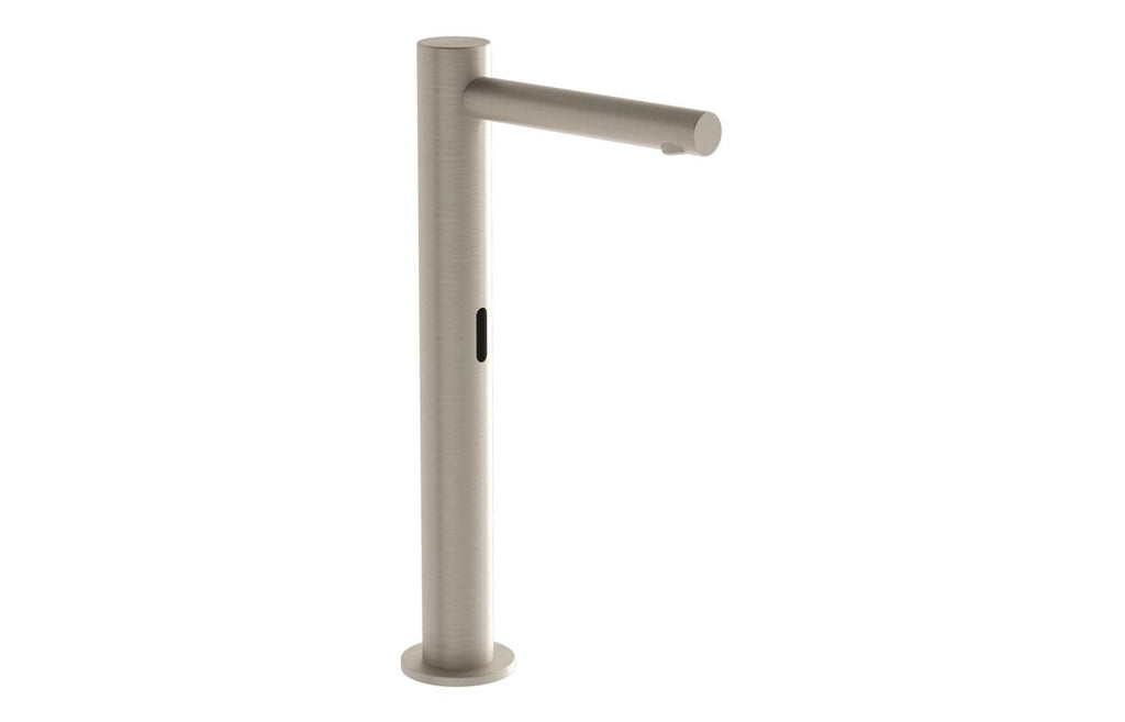 VTTS1392 - VitrA Origin Touch Free Tall Basin Mixer (Battery) - Brushed Nickel image
