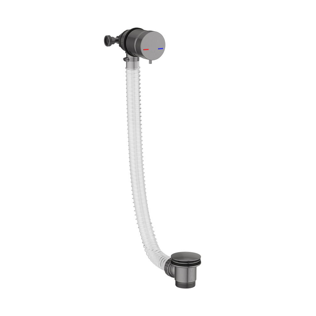 FR-148 - Forge Collection Bath Filler & Overflow Bath Waste - Gunmetal image