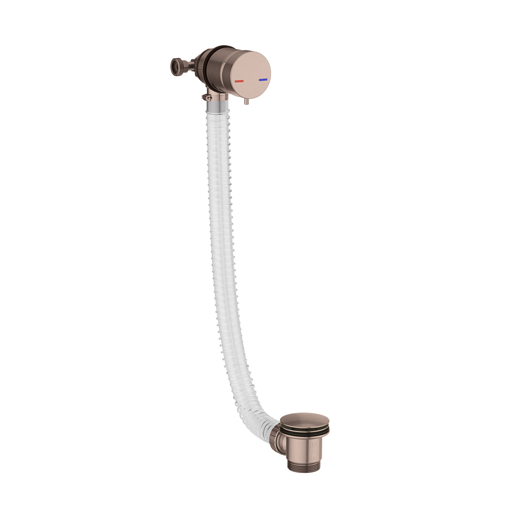 FR-150 - Forge Collection Bath Filler & Overflow Bath Waste - Brushed Bronze image