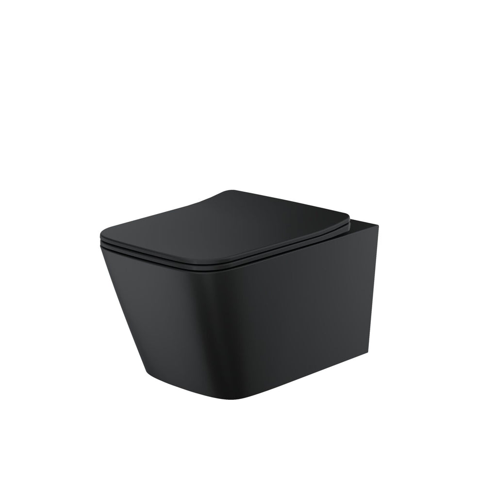 FR-2265 - Forge Collection Azura Wall Hung Toilet 520x350x345 Matt Black image