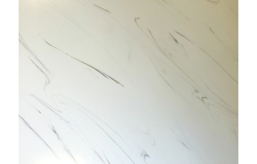 HOTT2720 - Solid Slim Surface 1220x330x12mm Worktop - Calacatta Marble image