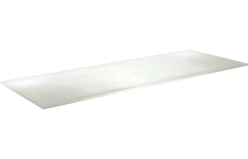 HOTT116142 - Kikio High Pressure Laminate Worktop (610x460x10mm) - White Slate image