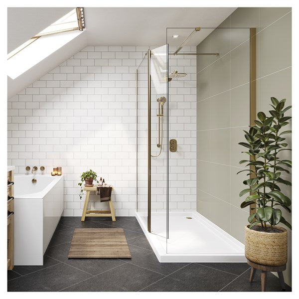 MT1100MT6669 - Tile Panel - Alpine White (1100) - Hydro-Lock T&G - Metro - 2400x598x11mm - FSC Mix 70% image