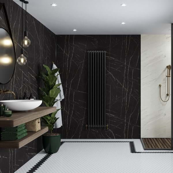 MP206SHRHLTG17 - Linda Barker Panel - Black Pietra (0206) - Hydro-Lock T&G - 2400x1200x11mm - FSC Mix 70% image
