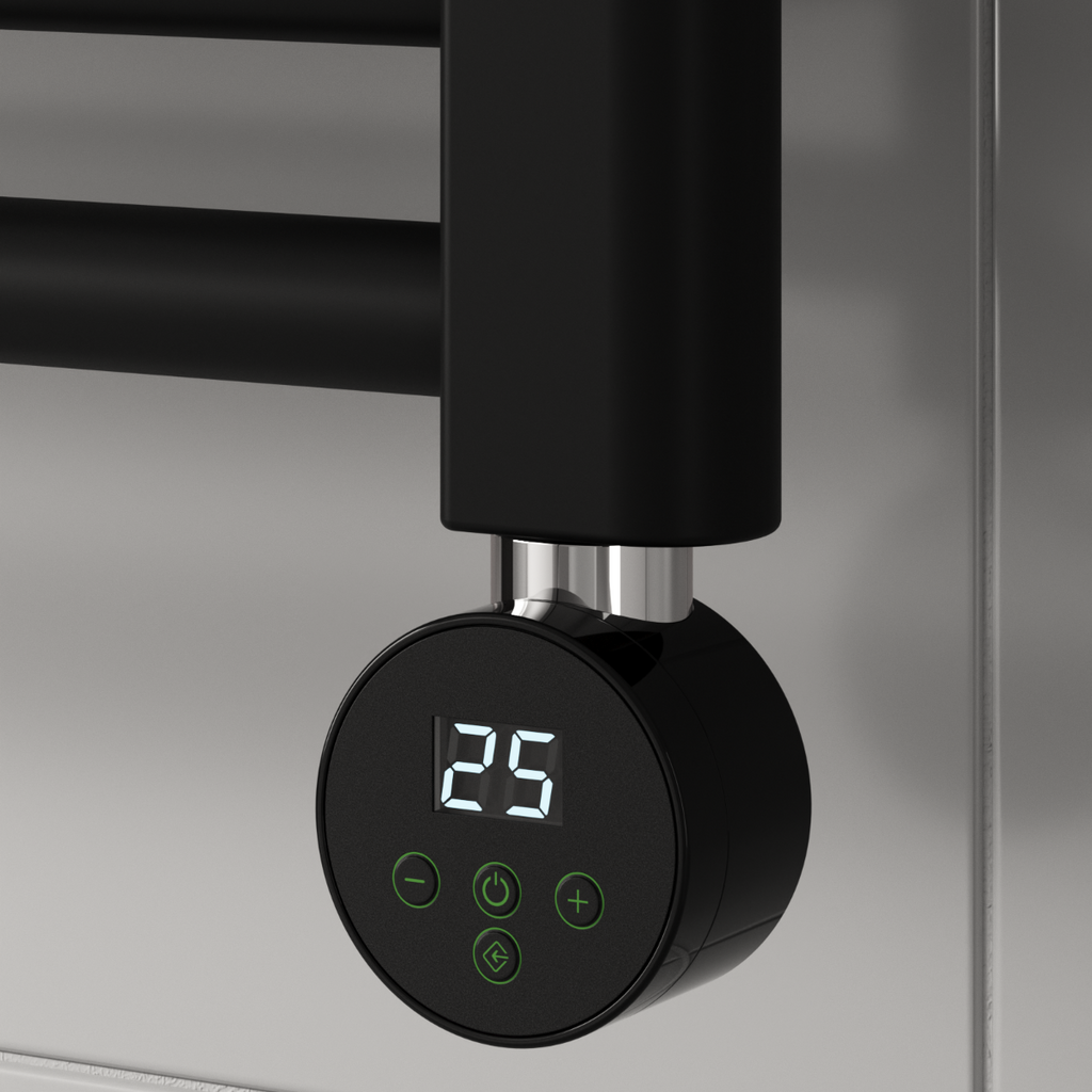 RNA2688 - Mini Round Thermostatic Control Unit Black image