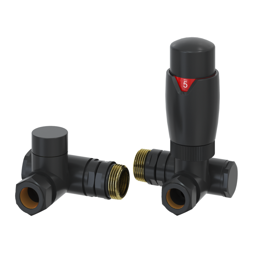 RNA2651 - Modal TRV Dual Fuel Corner Valves Black image