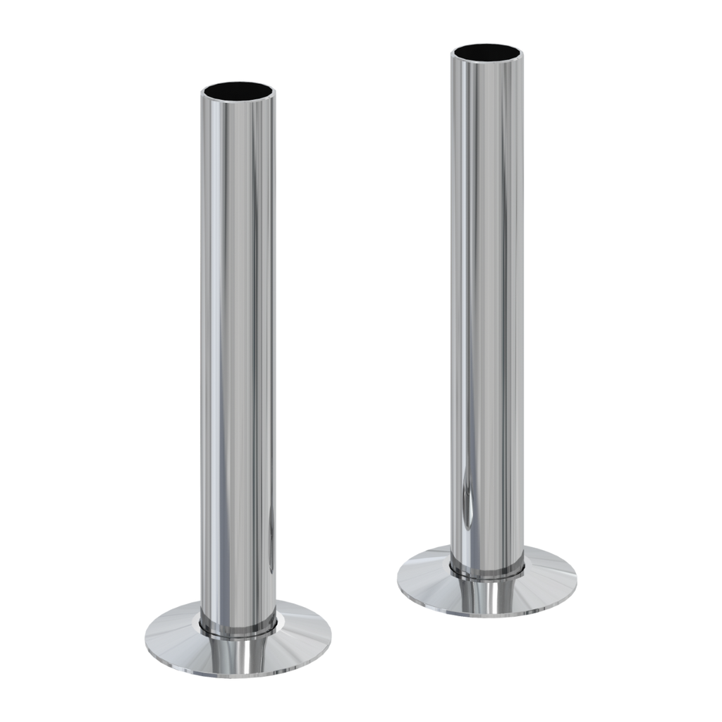 RNA2598 - 15mm Pipes & Shroud Kit Chrome - 130mm image